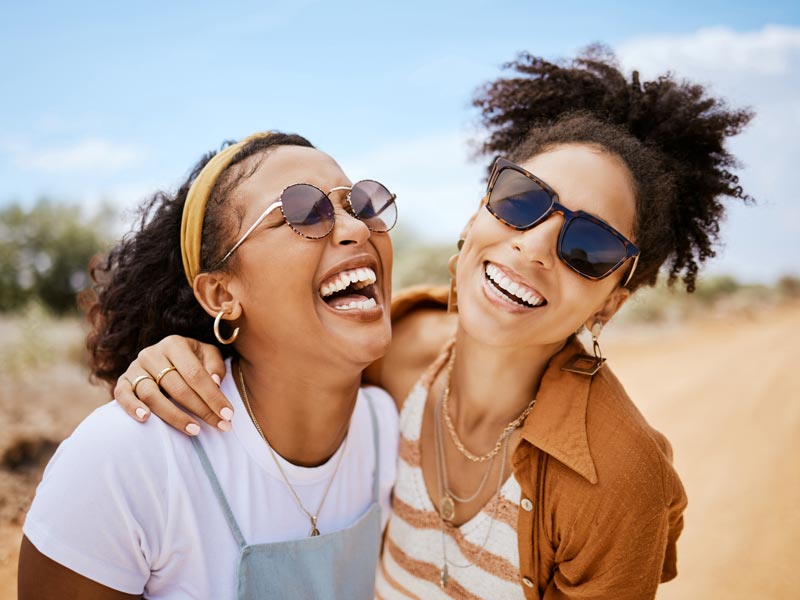Close-up of dental bonding procedure restoring a chipped tooth in Mesa, AZ