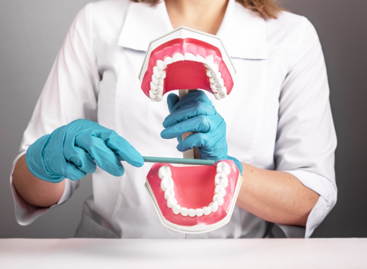 Patient undergoing wisdom teeth removal procedure at a dental clinic in Mesa, AZ